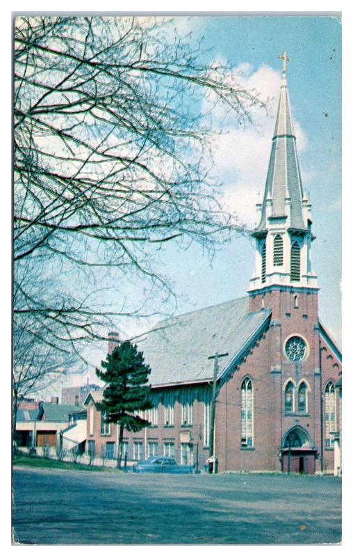 1950s St. James Roman Catholic Church, Jamestown, NY Postcard