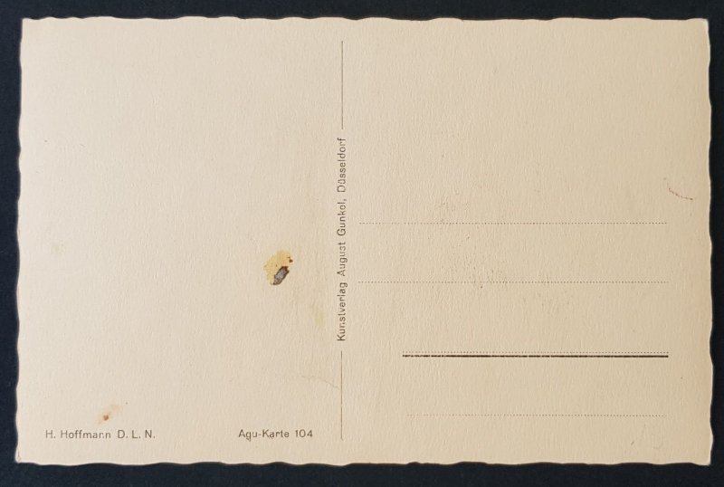 GERMAN EMPIRE THIRD 3rd REICH PROPAGANDA CARD JOSEPH GOEEBELS