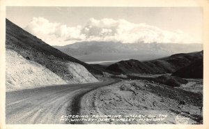 RPPC PANAMINT VALLEY Mt. Whitney Death Valley Highway 40s Frashers Photo Vintage