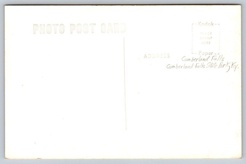RPPC  Cumberland Falls State Park   Kentucky   Postcard