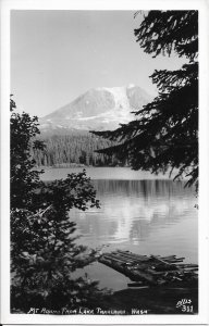 RPPC: Mt Adams from Lake Takhnlakn, Washington, mint Ellis #311 (PC1656)