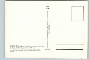 Musee du Fort, Place D'Armes, Quebec City, Chrome Postcard