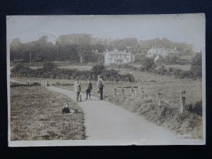 Staffordshire ENDON Country Lane View c1920 RP Postcard