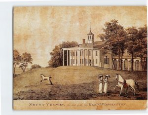 Postcard Mount Vernon, Virginia