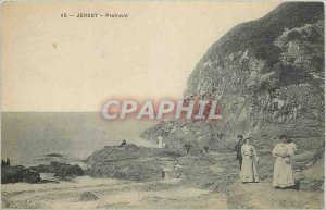 Postcard Old Plemont Jersey Women