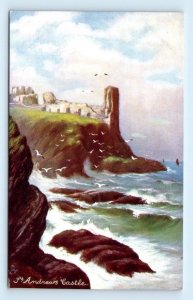 Tuck Oilette~ St. Andrew's Castle 'Scottish Castles' Scotland UK Postcard