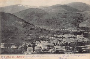 METZERAL FRANCE~TOTALANSICHT-ELEVATED PANORMAIC~1905 PHOTO POSTCARD