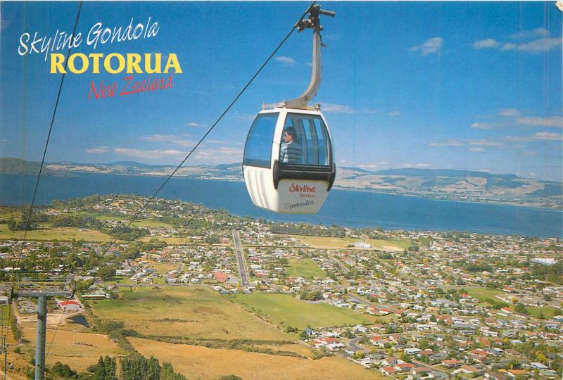 Skyline Gondola Rotorua New Zealand butterfly stamp 