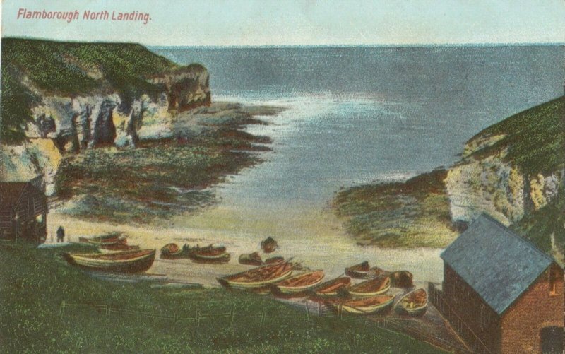 FLAMBOROUGH , UK , 1900-10s ; North Landing