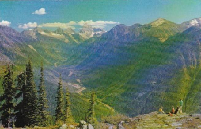 Canada Panoramic View Rogers Pass British Columbia