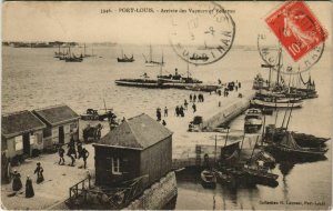 CPA PORT-LOUIS - Arrivée des Vapeurs et Vedettes (33065)