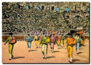 Modern Postcard Bullfight