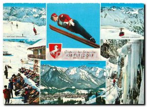 Postcard Modern Grusse aus dem Skiparadies Oberstdorf