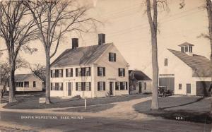 SACO MAINE~PREACHER EDWIN CHAPIN HOMESTEAD~CHRISTIAN LEADER~REAL PHOTO POSTCARD