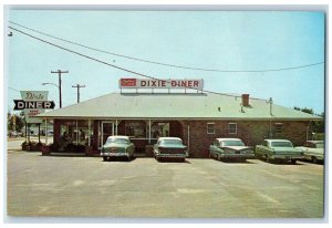 Dixie Diner Restaurant Cars Roadside Kenly North Carolina NC Vintage Postcard