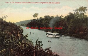 Panama, Canal, Small Steamer, Leighton & Valentine Co No PC18
