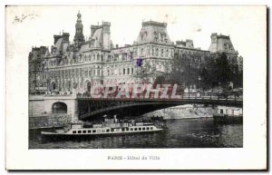 Postcard Old Paris City Hall