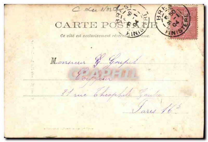 Old Postcard Cesson Tower