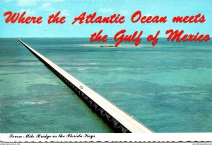Florida Keys The Seven Mile Bridge On The Overseas Highway