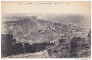 Cette, Vue generale, La Mer et le Canal de Beaucaire, Herault, France, 00-10s