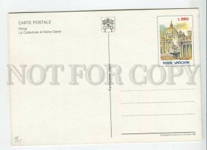 450862 Vatican 1989 year POSTAL stationery Vatican buildings