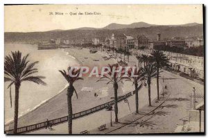Postcard Old Nice of US Quays