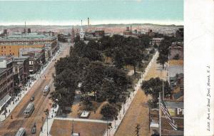 Newark New Jersey~Military Park by Broad Street~Churches Bknd~Proctor Bldg~c1905