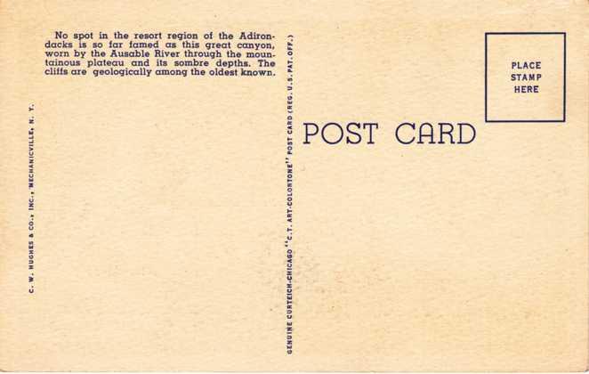 Column Rock - Ausable Chasm, Adirondacks, New York - Linen