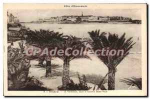 Old Postcard Dinard La Palmeraie In The Far Saint Malo