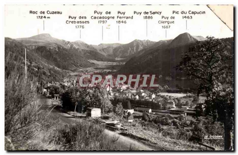 Le Mont Dore - Spa and Resorts - Panoramic and Chaine du Sancy - Old Postcard