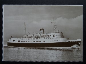 Isle of Man Steam Packet Ship T.S.S. BEN MY CHREE V c1980 RP Postcard