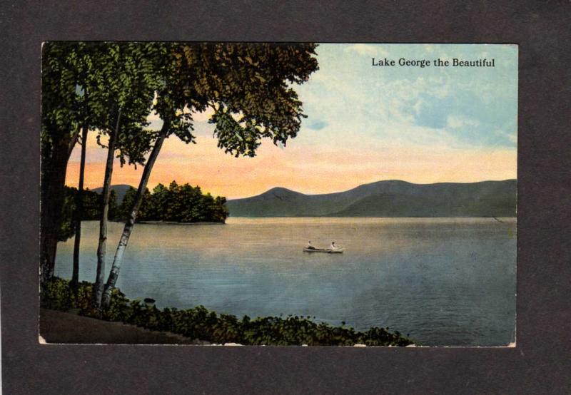NY Vintage LAKE GEORGE NEW YORK Postcard Adirondack