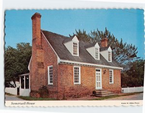 Postcard Somerwell House, Yorktown, Virginia