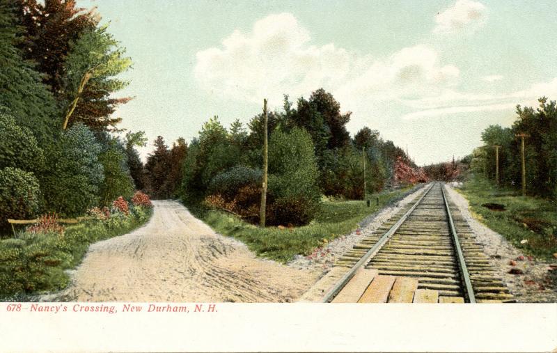 NH - New Durham. Nancy's Crossing (Railroad)