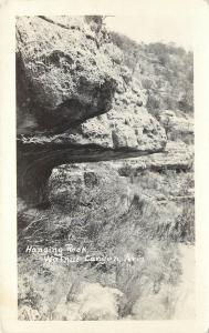 c1920 RPPC Postcard; Hanging Rock Walnut Canyon National Monument AZ Coconino Co