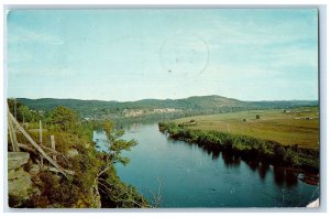 1960 Ozark Playground Series View River Lake Restaurant Calico Rock AR Postcard