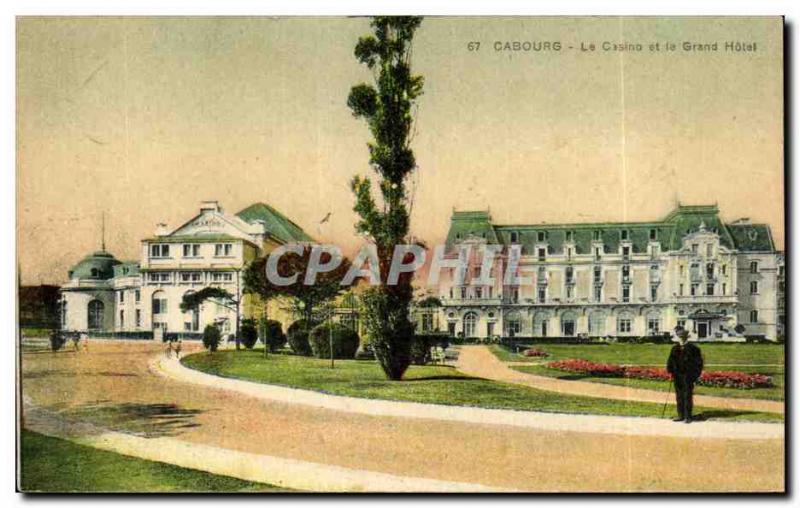 Old Postcard Cabourg Casino and Hotel