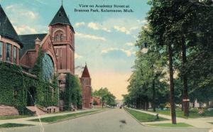 USA - View of Academy Street at Bronson Park Kalamazoo - 01.80