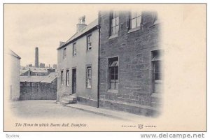 The House In Which Burns Died, Dumfries, Scotland, UK, 1900-1910s