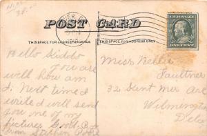 F4/ Dover Delaware Postcard c1912 Railroad Station Depot
