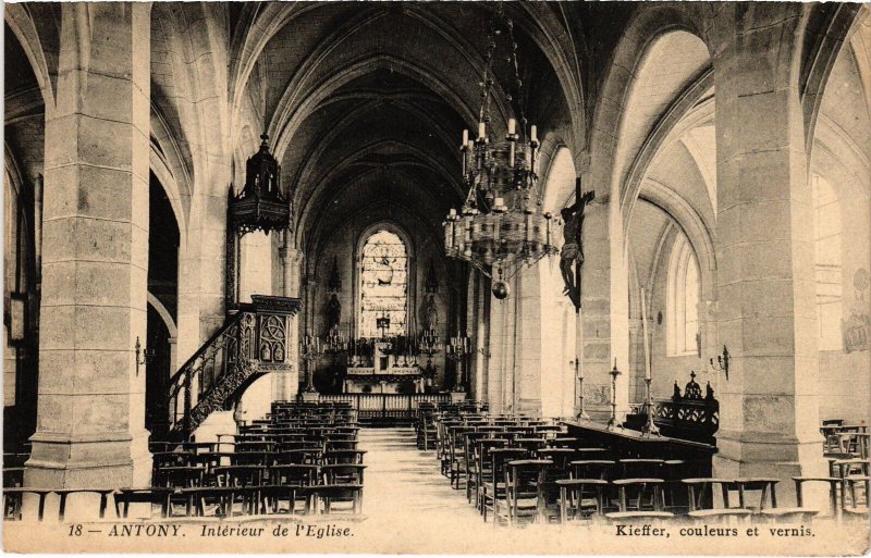 CPA Antony Interieur de l'Eglise (1314767)