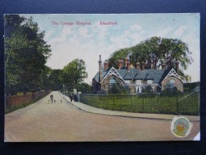 Dorset BLANDFORD The Cottage Hospital c1908 Postcard by Hebbs & Son