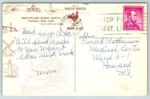 Providence  Rhode Island   Roger Williams University  Postcard