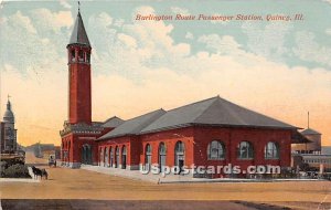 Burlington Route Passenger Station - Quincy, Illinois IL  