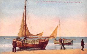 Dutch Fishing Boats Scheveningen Holland Unused 