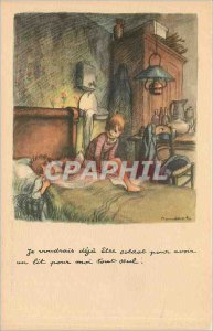 Postcard Old illustrator Poulbot