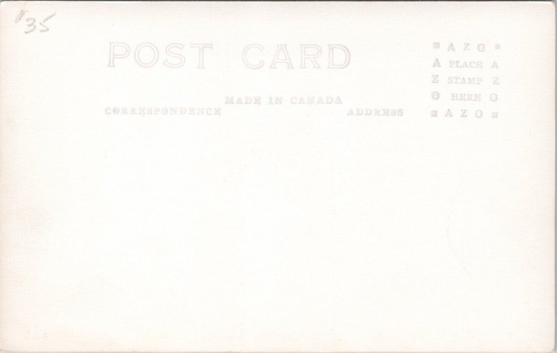 Alert Bay BC Village British Columbia Unused RPPC Postcard E79