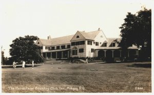 Canada The Hermitage Country Club Inc Magog Quebec Vintage RPPC 03.68