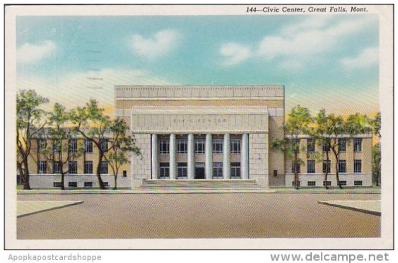 Civic Center Great Falls Montana 1947