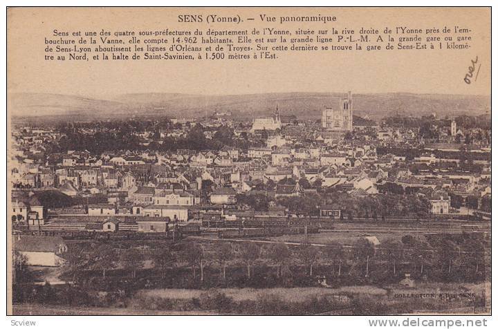 SENS, France, Vue Panoramique , 00-10s